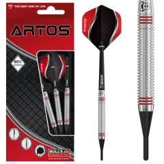 BULL'S Artos AR3 Softdart, Red 80% Tungsten